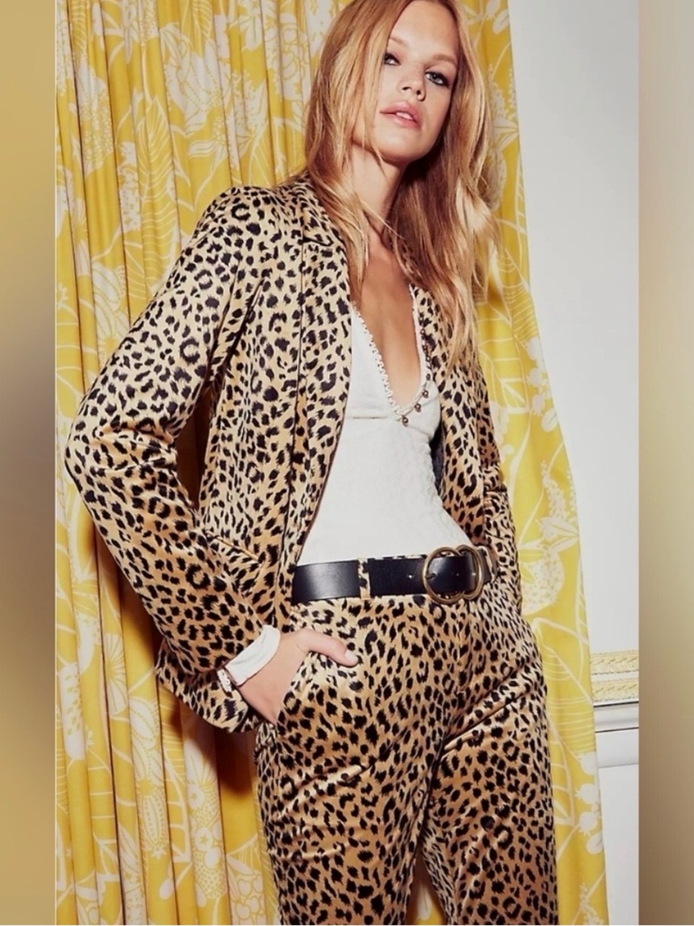 Scotch & Soda Leopard blazer